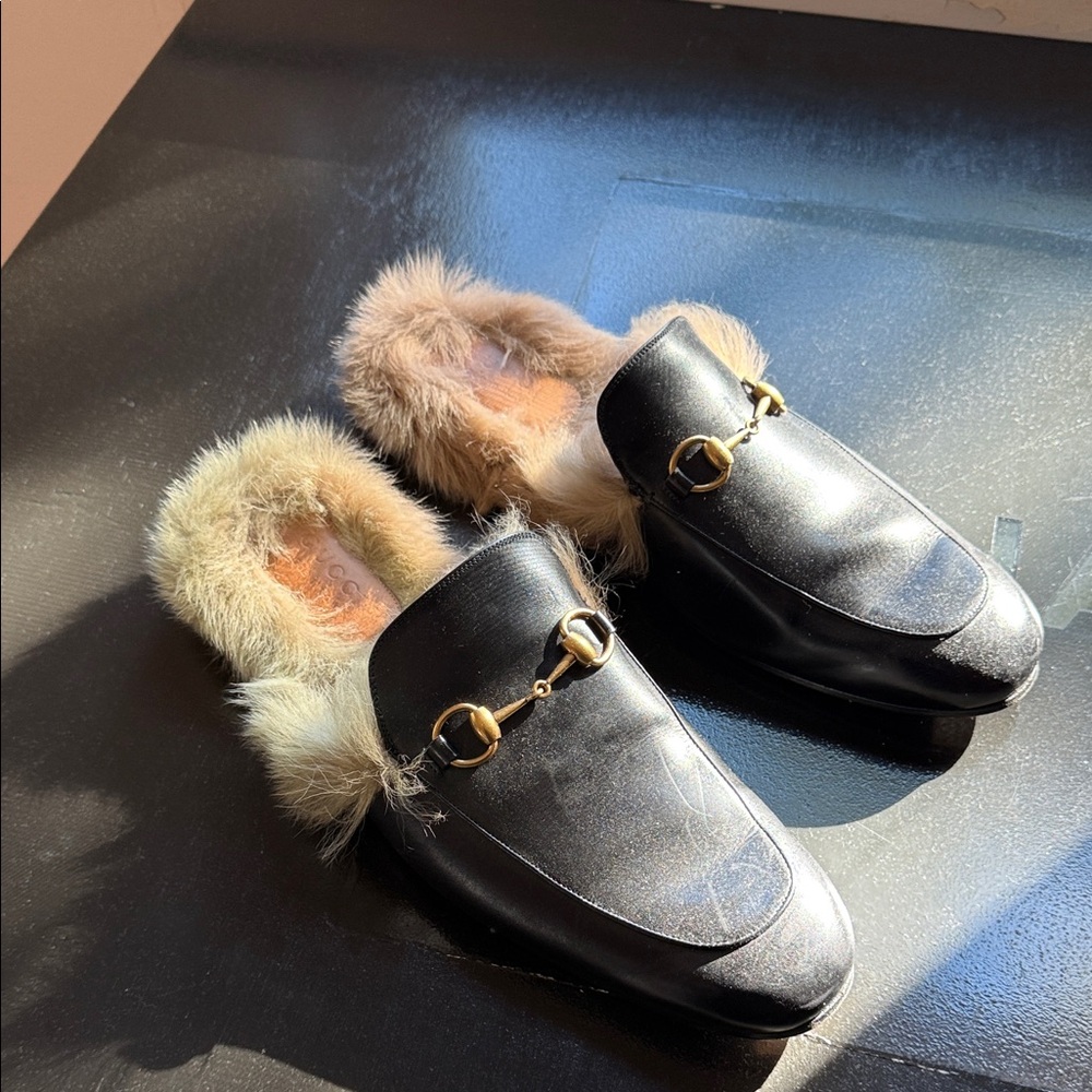 Authentic Gucci Fur Lined Men’s Loafers